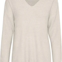 VERO MODA VMCREWLEFILE LS V-NECK BLOUSE NOOS Dames Trui - Maat M