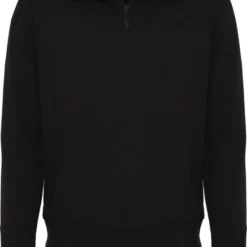 REWAGE Sweater Halve Rits - Zwart - XL