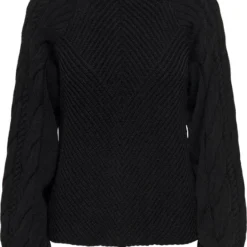 ONLY ONLLEISE FREYA LS HIGH NECK PULLOVER KNT Dames Trui - Maat L