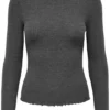 ONLY ONLEMMA L/S HIGH NECK TOP NOOS JRS Dames T-shirt - Maat M