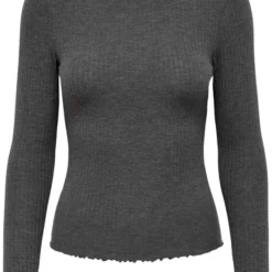 ONLY ONLEMMA L/S HIGH NECK TOP NOOS JRS Dames T-shirt - Maat M