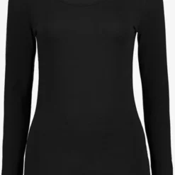 TwoDay Dames Shirt Katoen Zwart - Zwart - Maat XL