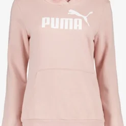 PUMA ESS Logo Hoodie Fleece Dames Trui - Maat L
