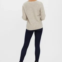 VERO MODA VMCREWLEFILE LS V-NECK BLOUSE NOOS Dames Trui - Maat M -Dameskleding Verkoop 550x769 5