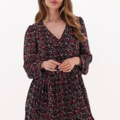 Colourful Rebel Olsa Flower Jurk Rood Dames - A-lijn - Viscose - L 16 Colourful Rebel Olsa Flower Jurk Rood Dames - A-lijn - Viscose - L -Dameskleding Verkoop 550x769 6