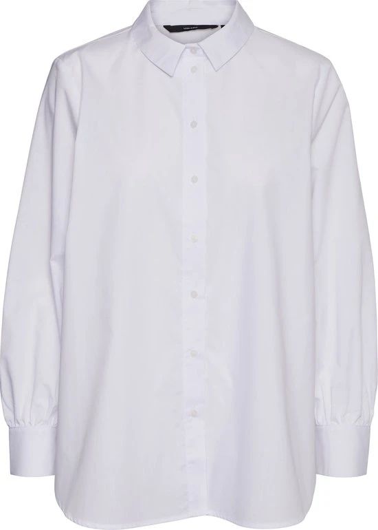 VERO MODA VMELLA L/S BASIC SHIRT NOOS Dames Blouse - Maat L 1 VERO MODA VMELLA L/S BASIC SHIRT NOOS Dames Blouse - Maat L