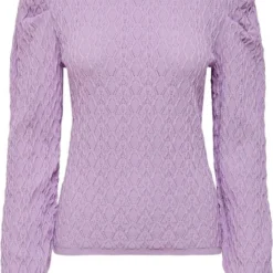 Only Trui Onlfara Sally Struct L/s Pullover Cc Knt 15259439 Viola Dames Maat - S