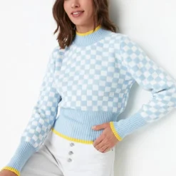 Trendyol Vrouwen Standaard Basis Trui -Dameskleding Verkoop 550x773 3