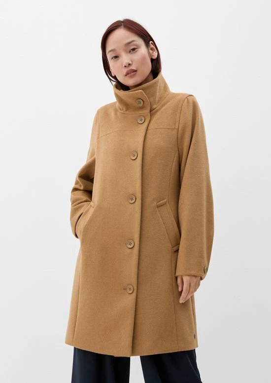 S.Oliver Dames Jas Mantel - Maat L (40) 2 S.Oliver Dames Jas Mantel - Maat L (40) - Afbeelding 2