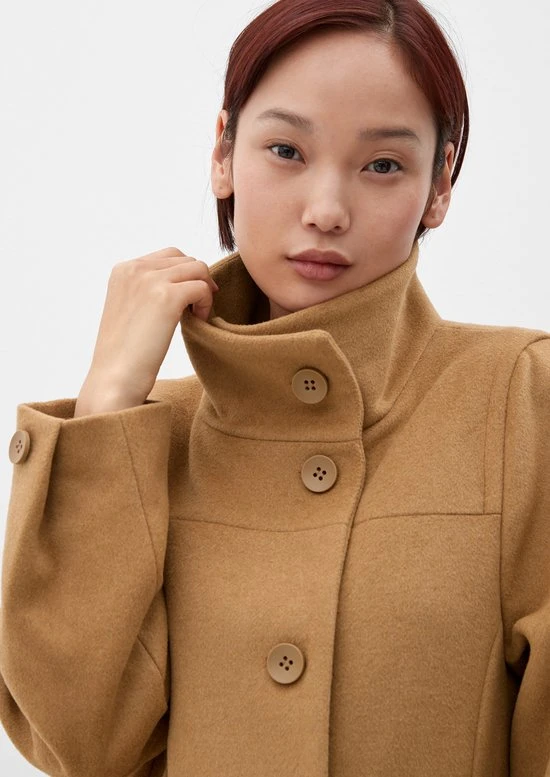 S.Oliver Dames Jas Mantel - Maat L (40) 6 S.Oliver Dames Jas Mantel - Maat L (40) - Afbeelding 6