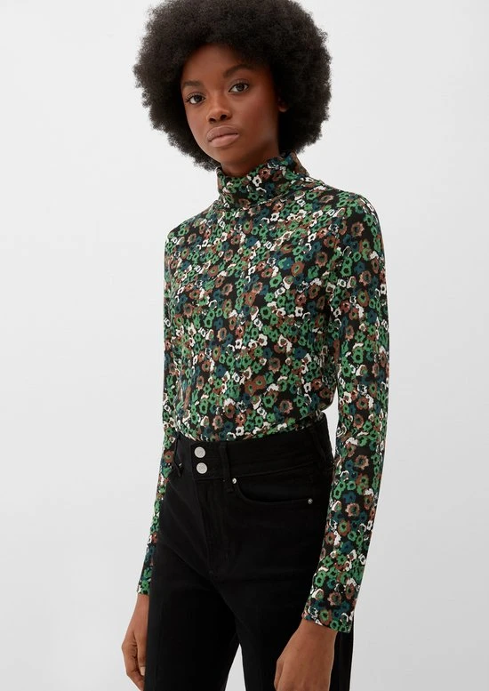 Q/S Designed By Dames T Shirt Longsleeve - Maat M 2 Q/S Designed By Dames T Shirt Longsleeve - Maat M - Afbeelding 2