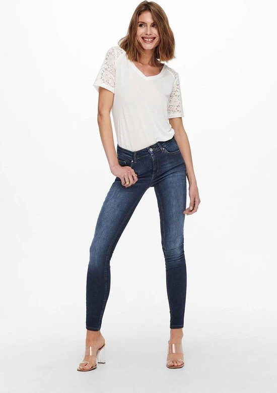 ONLY ONLBLUSH LIFE MID SK DNM REA837 Dames Skinny Jeans - Maat L X L34 5 ONLY ONLBLUSH LIFE MID SK DNM REA837 Dames Skinny Jeans - Maat L X L34 - Afbeelding 5