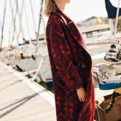 LOLALIZA Wollen Jas Met Etnische Print - Paars - Maat L 8 LOLALIZA Wollen Jas Met Etnische Print - Paars - Maat L -Dameskleding Verkoop 550x780 3