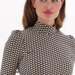 Colourful Rebel Neyo Geo T-shirt Geel Dames - Slim Fit - Polyester - S -Dameskleding Verkoop 550x784 9