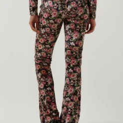 Colourful Rebel Jolie Flower Broek Beige Dames - Polyester - M -Dameskleding Verkoop 550x785