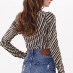 Colourful Rebel Neyo Geo T-shirt Geel Dames - Slim Fit - Polyester - S -Dameskleding Verkoop 550x785 29