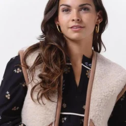 Alwero Dames Gilet "Alpen Adult 100% Wol" Beige - Maat XL -Dameskleding Verkoop 550x785 47