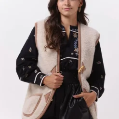 Alwero Dames Gilet "Alpen Adult 100% Wol" Beige - Maat XL -Dameskleding Verkoop 550x785 48