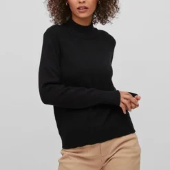 VILA VIRIL CREWNECK L/S KNIT TOP - NOOS Dames Trui - Maat S -Dameskleding Verkoop 550x786 1