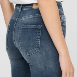 Only ONLBLUSH LIFE MID SK ANK RW REA422 NOOS Special Blue Grey Denim Dames Jeans - Maat M X L30 -Dameskleding Verkoop 550x791 10