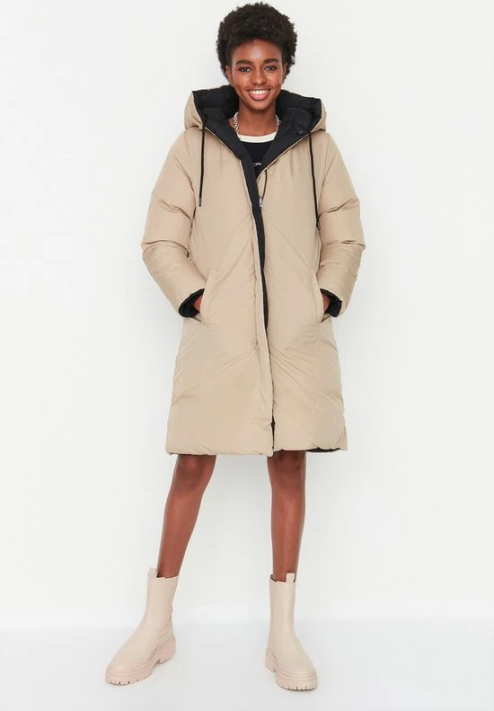 Trendyol Vrouwen Standaard Kogelvis Winterjas 8 Trendyol Vrouwen Standaard Kogelvis Winterjas - Afbeelding 8