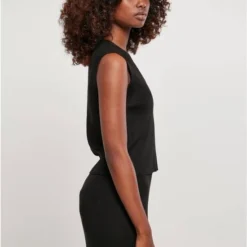 Urban Classics Gilet -XL- Short Knitted Slip On Zwart 9 Urban Classics Gilet -XL- Short Knitted Slip On Zwart -Dameskleding Verkoop 550x792 4