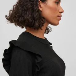 Vila Trui Vineira L/s Knit Top/3/lr 14083682 Black Dames Maat - M 13 Vila Trui Vineira L/s Knit Top/3/lr 14083682 Black Dames Maat - M -Dameskleding Verkoop 550x793 1
