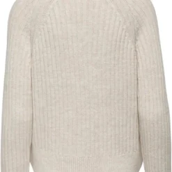 Only Trui Onlleise Freya Ls Zip High Neck Pullover 15268818 Birch/melange Dames Maat - S -Dameskleding Verkoop 550x794 14