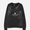 Marvel SpiderMan Sweater/trui -M- No Way Home Oversized Zwart