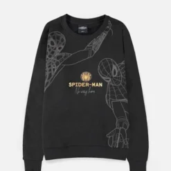 Marvel SpiderMan Sweater/trui -M- No Way Home Oversized Zwart