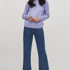 VILA VIRIL Ronde Hals L/S KNIT TOP - NOOS Dames Trui - Maat M -Dameskleding Verkoop 550x797 13