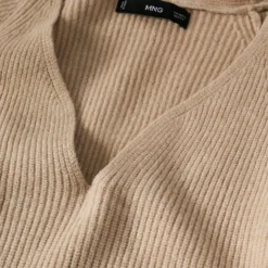 Mango Jurk Gebreide Jurk Met Pofmouwen 37055946 06 Dames Maat - M -Dameskleding Verkoop 550x798 3