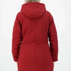 Kjelvik Dames Softshell Parka - Winterparka Softshell - Chanela - Rood - Maat 46 -Dameskleding Verkoop 550x799 1