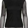 VERO MODA VMBELLA LS HIGH NECK JRS NOOS Dames Top - Maat M