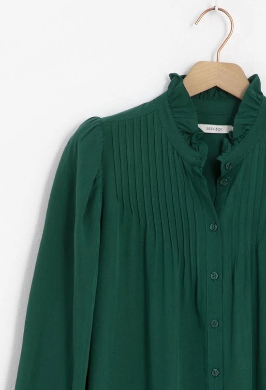 Sissy Boy Sissy-Boy - Groene Jurk Met Knopen 3 Sissy Boy Sissy-Boy - Groene Jurk Met Knopen - Afbeelding 3