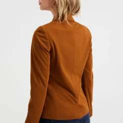 WE Fashion Dames Getailleerde Jersey Stretch Blazer -Dameskleding Verkoop 550x806 2