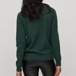 VILA VIRIL O-NECK L/S KNIT TOP - NOOS Dames Trui - Maat M -Dameskleding Verkoop 550x806 5