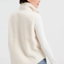 WE Fashion Dames Mouwloos Teddy Vest -Dameskleding Verkoop 550x809 3