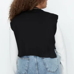 Trendyol Vrouwen Mouwloos Poncho Grote Maten Trui 15 Trendyol Vrouwen Mouwloos Poncho Grote Maten Trui -Dameskleding Verkoop 550x811 12