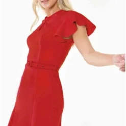 Voodoo Vixen Korte Jurk -XL- Nessy Rood -Dameskleding Verkoop 550x811