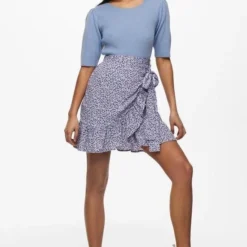 ONLY ONLOLIVIA WRAP SKIRT WVN NOOS Dames Rok - Maat M -Dameskleding Verkoop 550x811 4