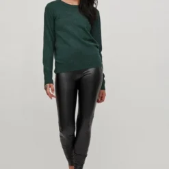 VILA VIRIL O-NECK L/S KNIT TOP - NOOS Dames Trui - Maat M -Dameskleding Verkoop 550x812 11