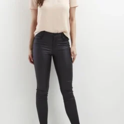 Vila VICOMMIT COATED RWSK NEW PANT-NOOS -Dameskleding Verkoop 550x813 7