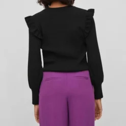 Vila Trui Vineira L/s Knit Top/3/lr 14083682 Black Dames Maat - M 11 Vila Trui Vineira L/s Knit Top/3/lr 14083682 Black Dames Maat - M -Dameskleding Verkoop 550x815 3
