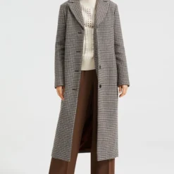 WE Fashion Dames Wolmix Jas Met Pied-de-poule Dessin. -Dameskleding Verkoop 550x815 9