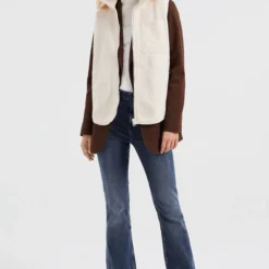 WE Fashion Dames Mouwloos Teddy Vest -Dameskleding Verkoop 550x816 12