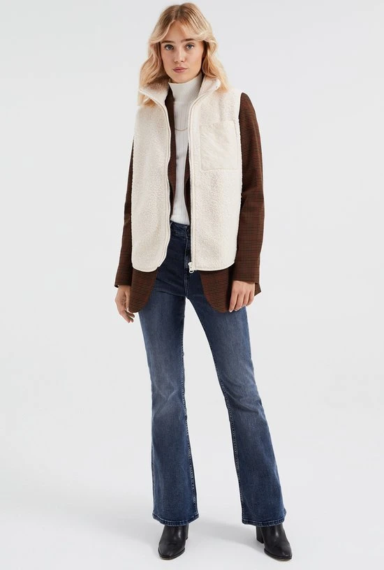 WE Fashion Dames Mouwloos Teddy Vest 6 WE Fashion Dames Mouwloos Teddy Vest - Afbeelding 6