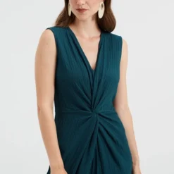 WE Fashion Dames Jumpsuit Met Knoopdetail En Structuur -Dameskleding Verkoop 550x819 8