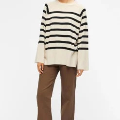 Object Ester Ls Knit Top Truien & Vesten - Beige 16 Object Ester Ls Knit Top Truien & Vesten - Beige -Dameskleding Verkoop 550x820 4