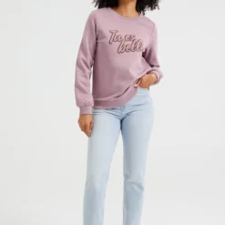WE Fashion Dames Sweater Met Embroidery -Dameskleding Verkoop 550x822 4